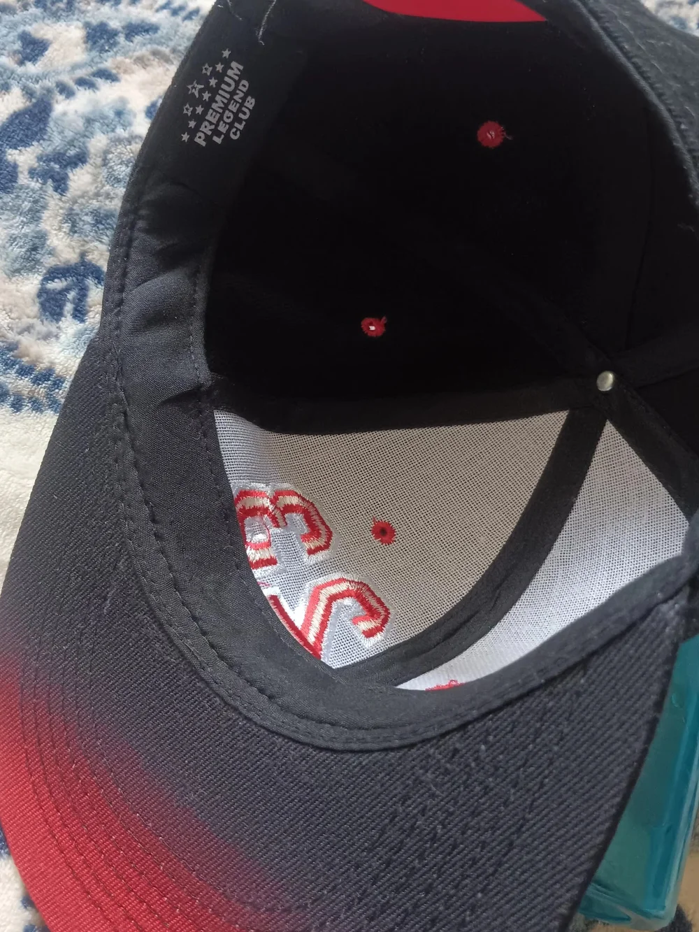 Kids Black and Red Basketball Cap - 23 Design